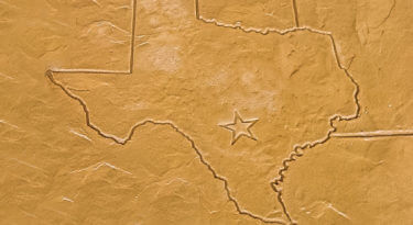 Texas State 038 Star Stamp Sample