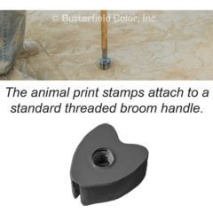 Animal Print Stamps Installation